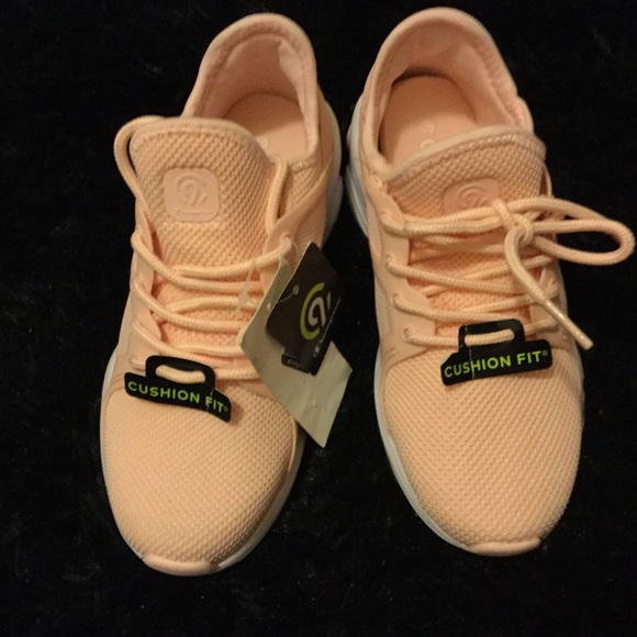 peach champion shoes